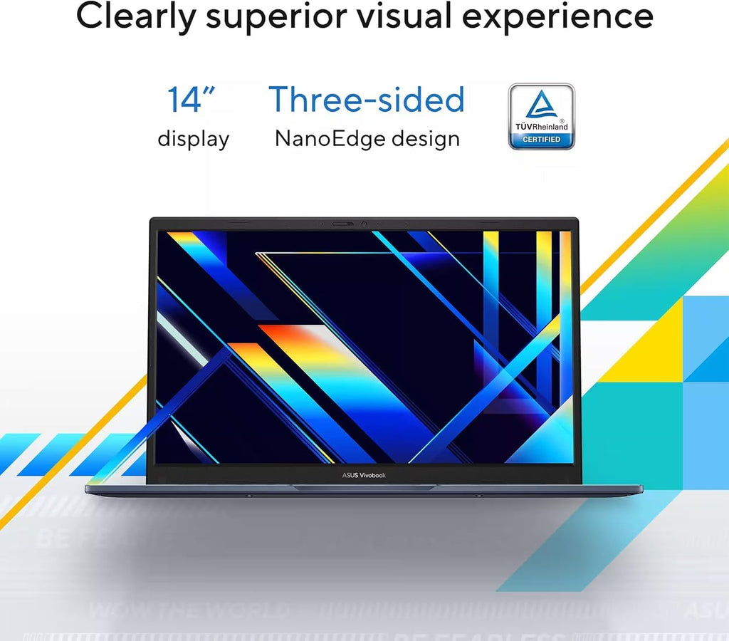 ASUS Vivobook 14 inch Laptop - Windows 11 Office Included -24GB RAM -1TB SSD -Intel Core i3-1315U Beat AMD Ryzen 5 4500U - School Student Laptop- Computadoras Laptops Tradicionales