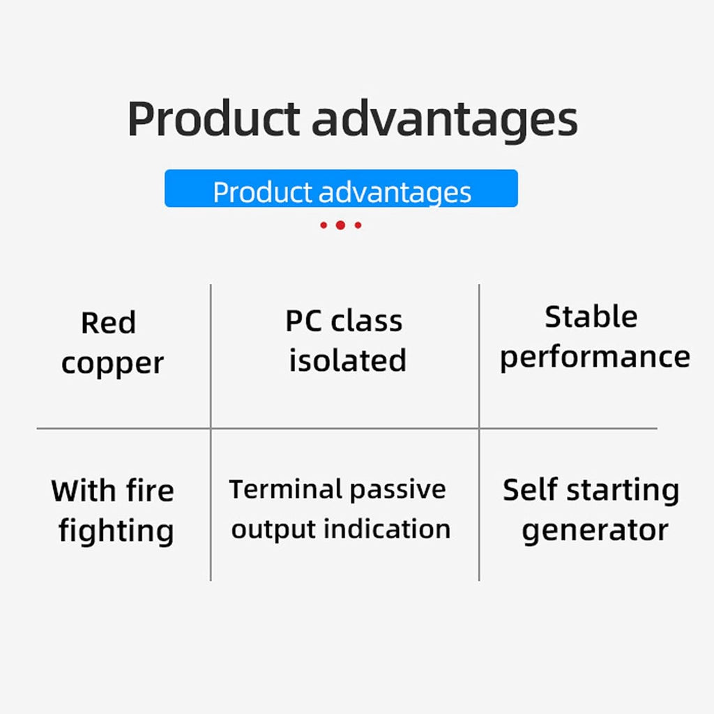 Generator Transfer Switch Dual Power Automatic Transfer Switch AC400V Advanced Technology Reliable Multi Protection for Home Office Buildings Public Places PC Material (160A)