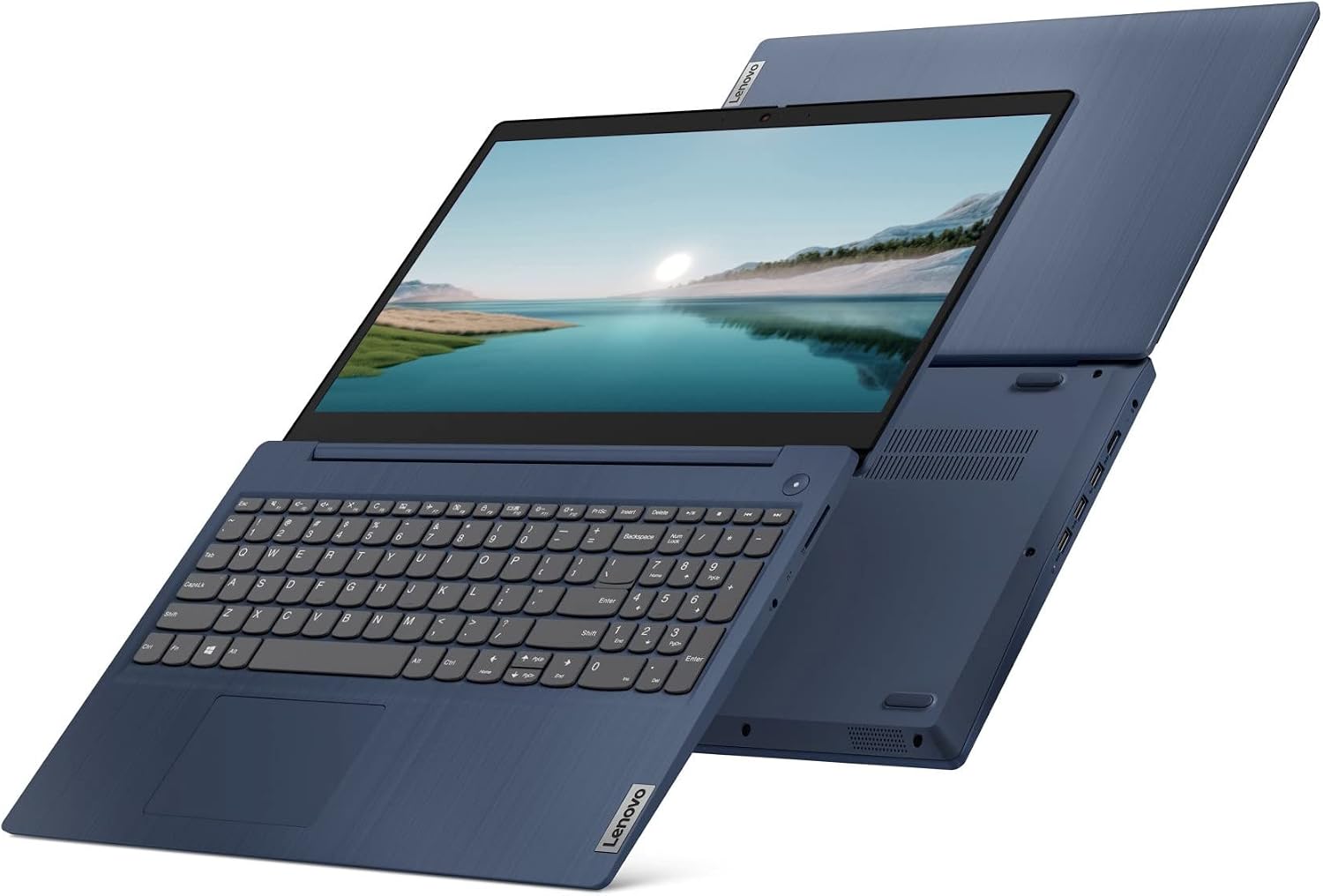 Lenovo Ideapad 3i Laptop, 15.6' FHD Display, 11th Gen Intel Core i3-1115G4, 8GB RAM, 128GB PCIe SSD, Webcam, HDMI, Wi-Fi, Fingerprint Reader, Bluetooth, Windows 11 Home, Abyss Blue