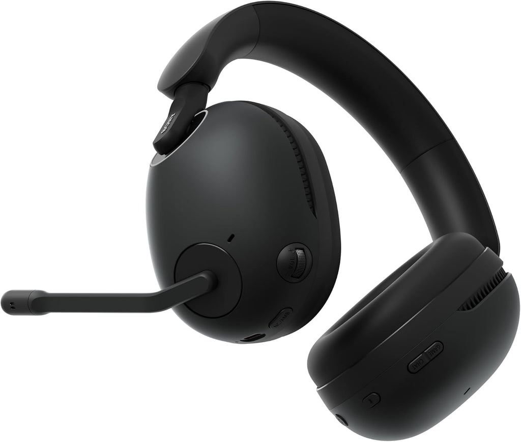 Sony INZONE H9 Gaming Headset, Wireless Noise Canceling Bluetooth Headset with Microphone, 360 Spatial Sound, for PC and PS5 (WH-G900N), Black