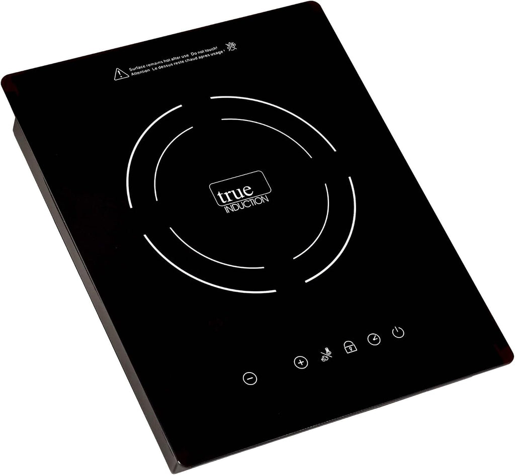TI-1B 12 inch Built-In Single Burner Induction Glass-Ceramic Cooktop, 1750W, UL858 Certified