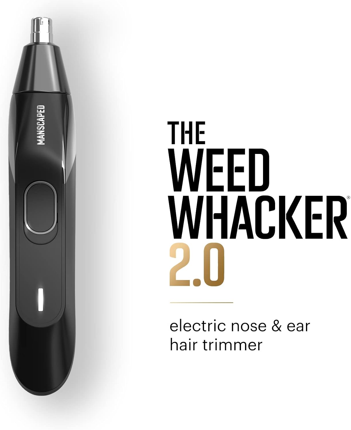 MANSCAPED® The Face Grooming Duo Contains: The Beard Hedger® Premium Precision Beard Trimmer and Weed Whacker® 2.0 Nose and Ear Hair Trimmer