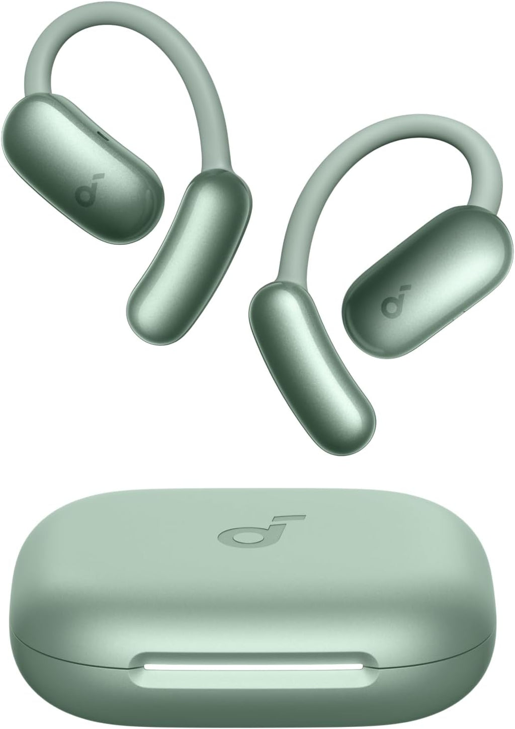 Soundcore AeroFit 2 AI Assistant Open-Ear Headphones by Anker, Pressure-Free Fit, 2X Richer Bass, Real-Time Translation Earbuds, Hi-Res, 35H Playtime, IP55