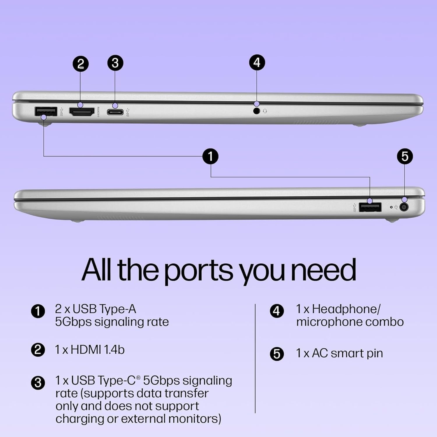 HP Pavilion 15.6 Laptop Computer for Daily Work & Student Home Study, Lifetime Office 365, Intel N100, 16GB RAM, 256GB SSD, Fast Charging, Long Battery Life, Windows 11 Home, Type-C to RJ-45 Cable