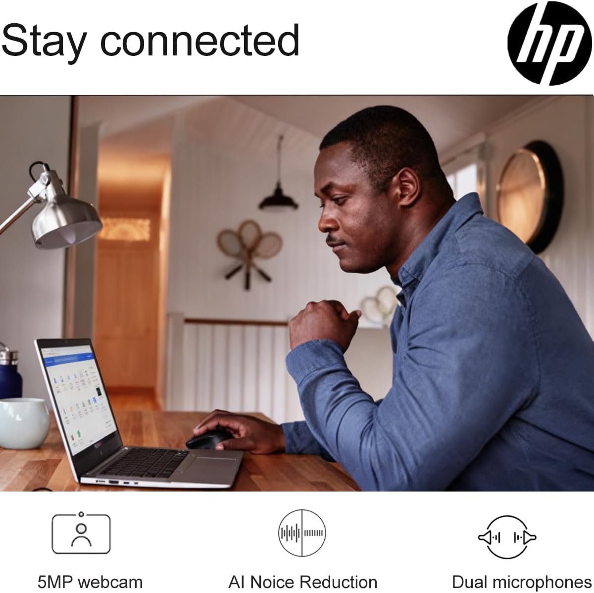 HP Chromebook Plus Elite C640 G3 (14' FHD, Intel i5-1245U, 8GB RAM, 512GB SSD, 10-Core (>i7-1165G7)) Enterprise Laptop for Business, College, Backlit, Fingerprint, 2x Thunderbolt 4, IST Hub, Chrome OS