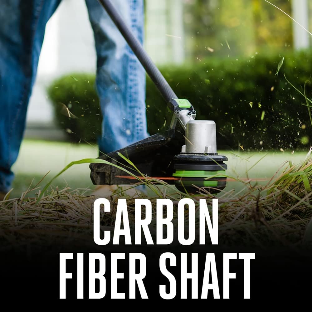 EGO POWER+ String Trimmer, Battery Powered, 15' Trimmer for Weeds and Grass with POWERLOAD and Carbon Fiber Split Shaft, Includes 56V 2.5Ah Battery and Charger - ST1521S