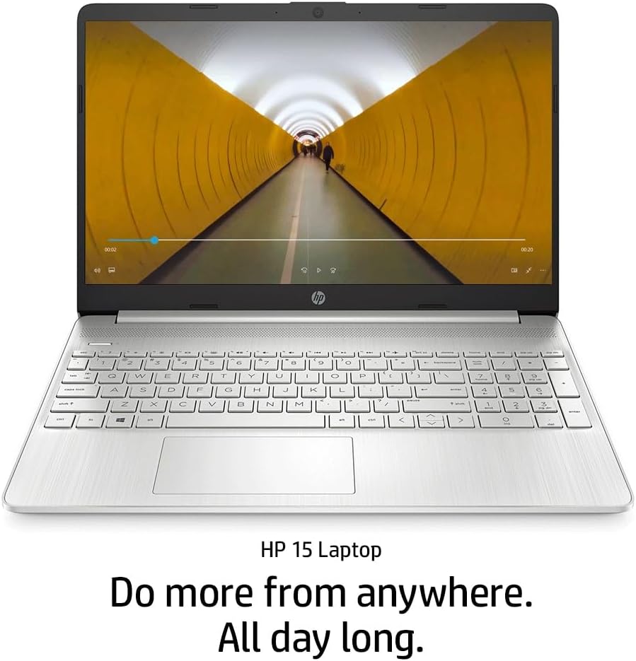 HP 15.6' Full HD Touchscreen Laptop, 16GB RAM, 1TB SSD Storage, Intel Core i7-1255U Processor up to 4.7GHz, Long Battery Life, HD Camera, HDMI, Windows 11, Natural Silver, W/GaLiMu