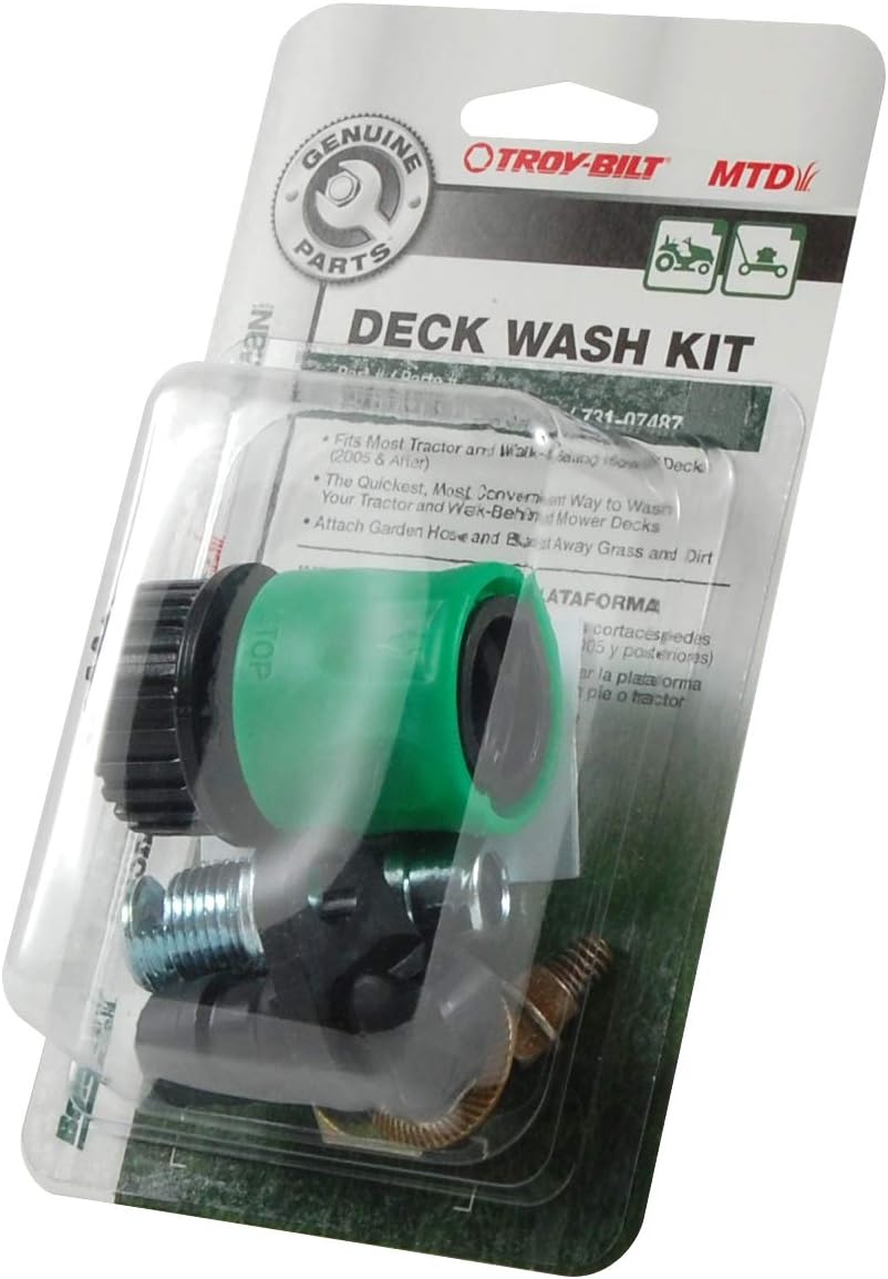 MTD Genuine Parts 490-900-M061 Deck Wash Kit for Lawn Mowers & Tractors 2005 and After, Fits Various MTD, Troy-Bilt, Other Top Models (Pack of 6)
