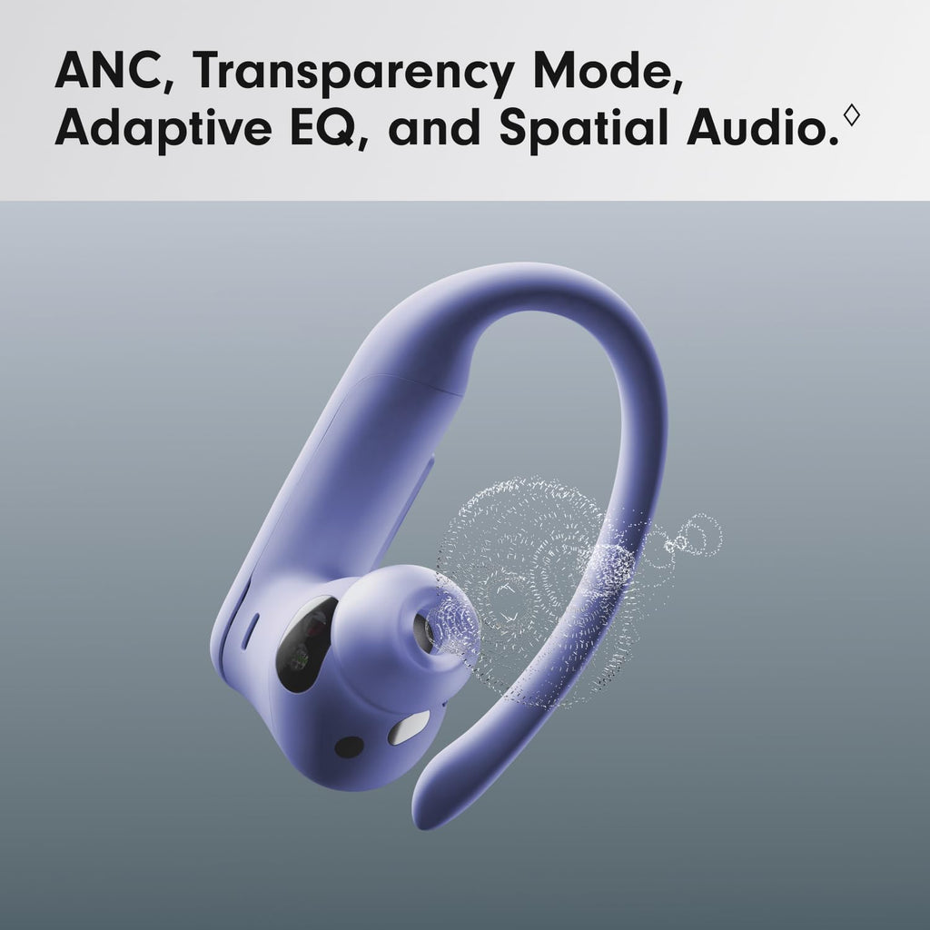 Beats Powerbeats Pro 2 - Wireless Noise Cancelling Workout Earbuds with Secure- Fit Earhooks, Up to 45-Hour Battery with Charging Case, Sweat & Water Resistant, Heart Rate Monitoring - Hyper Purple