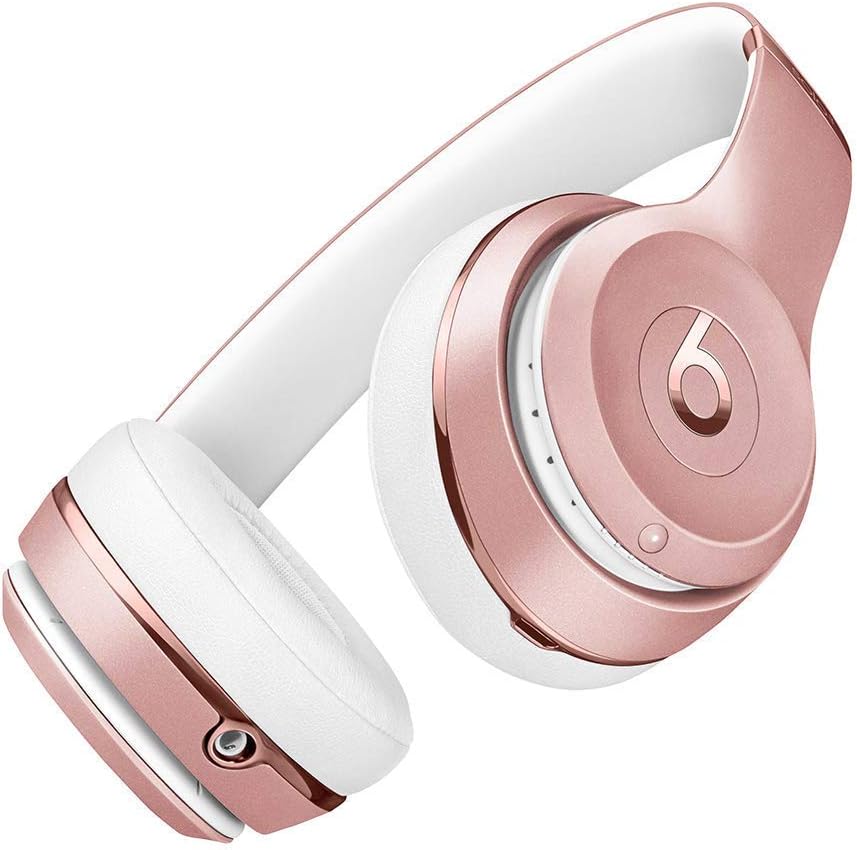 Beats Solo3 Wireless Headphones - Rose Gold (Latest Model) - MX442LLA (Renewed)