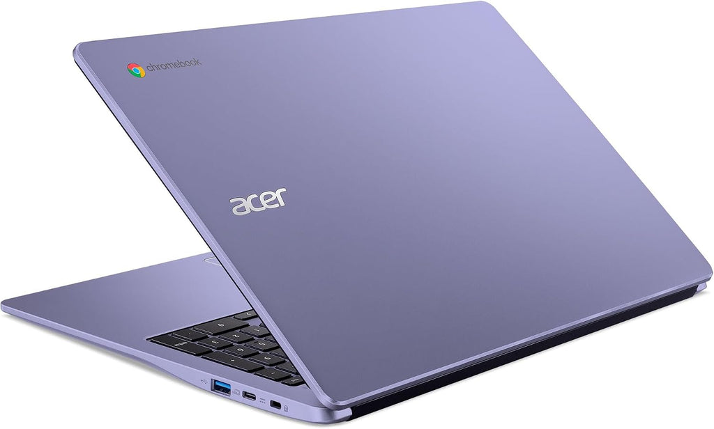 acer Chromebook 315 (15.6' FHD, Intel Celeron N4500, 4GB RAM, 128GB Storage (64GB eMMC + 64GB SD Card) Home & Student Laptop, 10-Hr Long Battery Life, IST Hub, Wi-Fi 6, Webcam, Chrome OS, Purple