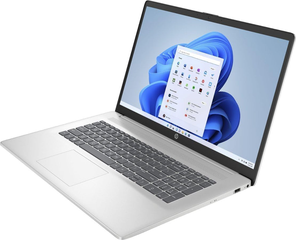 HP 2024 17 Business Laptop with Microsoft Office Lifetime License, 17.3' FHD IPS Screen, Intel 6-Core i3-1215U, 16GB RAM, 512GB SSD, Intel UHD Graphics, Anti-Glare, HD Camera, Win 11 Home