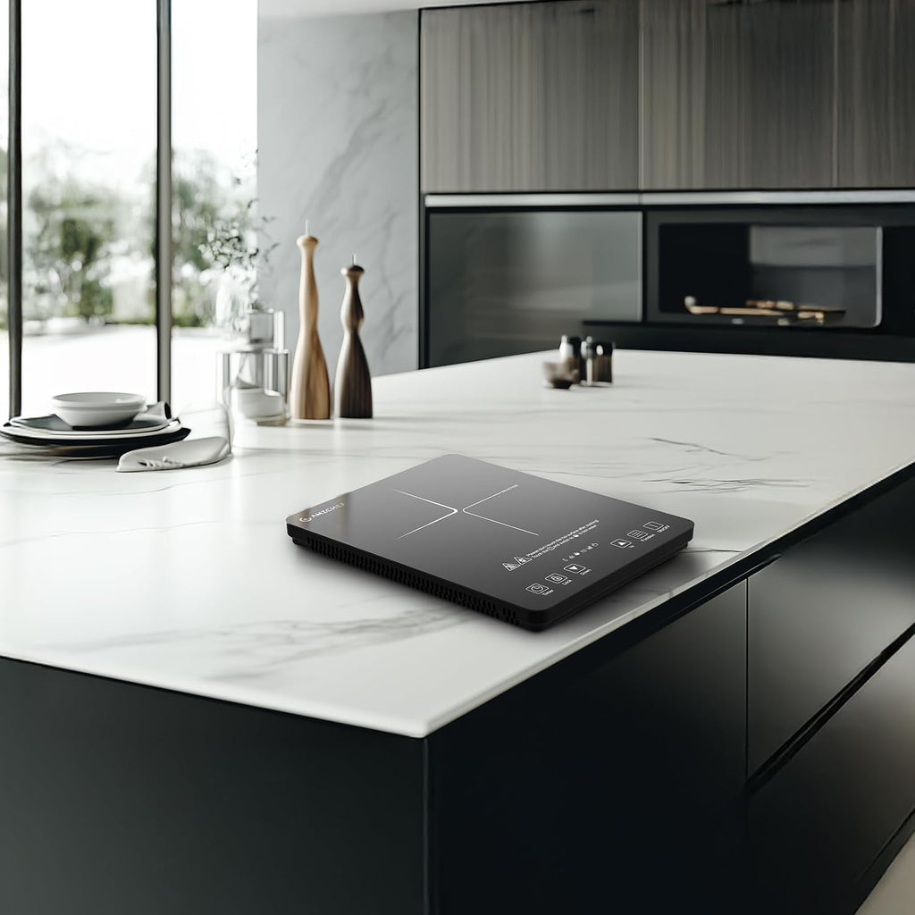 AMZCHEF Electric Induction Cooktop 2 Burners & AMZCHEF Portable Induction Cooktop