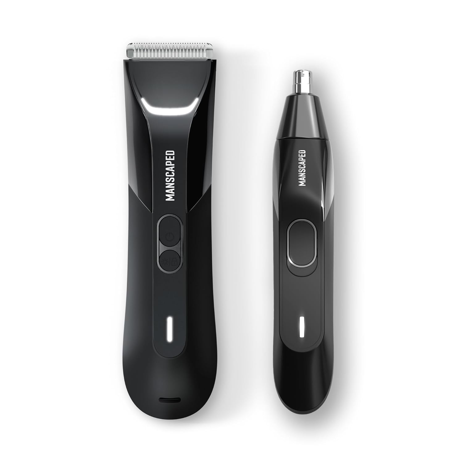 MANSCAPED® The Perfect Duo 4.0 PRO Includes: The Lawn Mower® 4.0 PRO Waterproof Electric Men's Groin & Body Hair Trimmer and Weed Whacker® 2.0 Nose & Ear Hair Trimmer, Updated SkinSafe® Blades