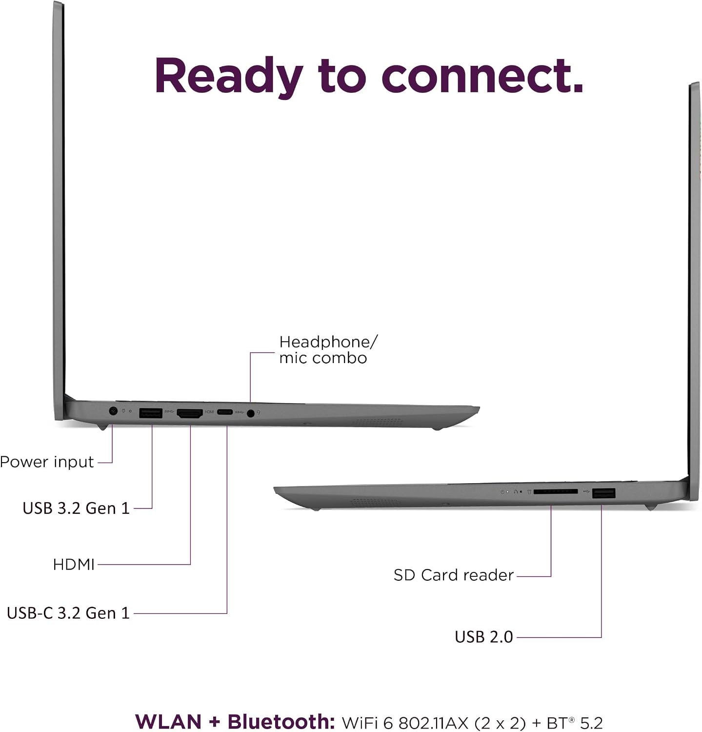 Lenovo IdeaPad 3 15.6' FHD Touchscreen Laptop (16GB RAM, 512GB SSD, Intel Core i3) for Home & College Student, Narrow Bezel, Webcam, 12-Hour Long Battery Life, NumPad, IST SD Card, Win 11 Home in S