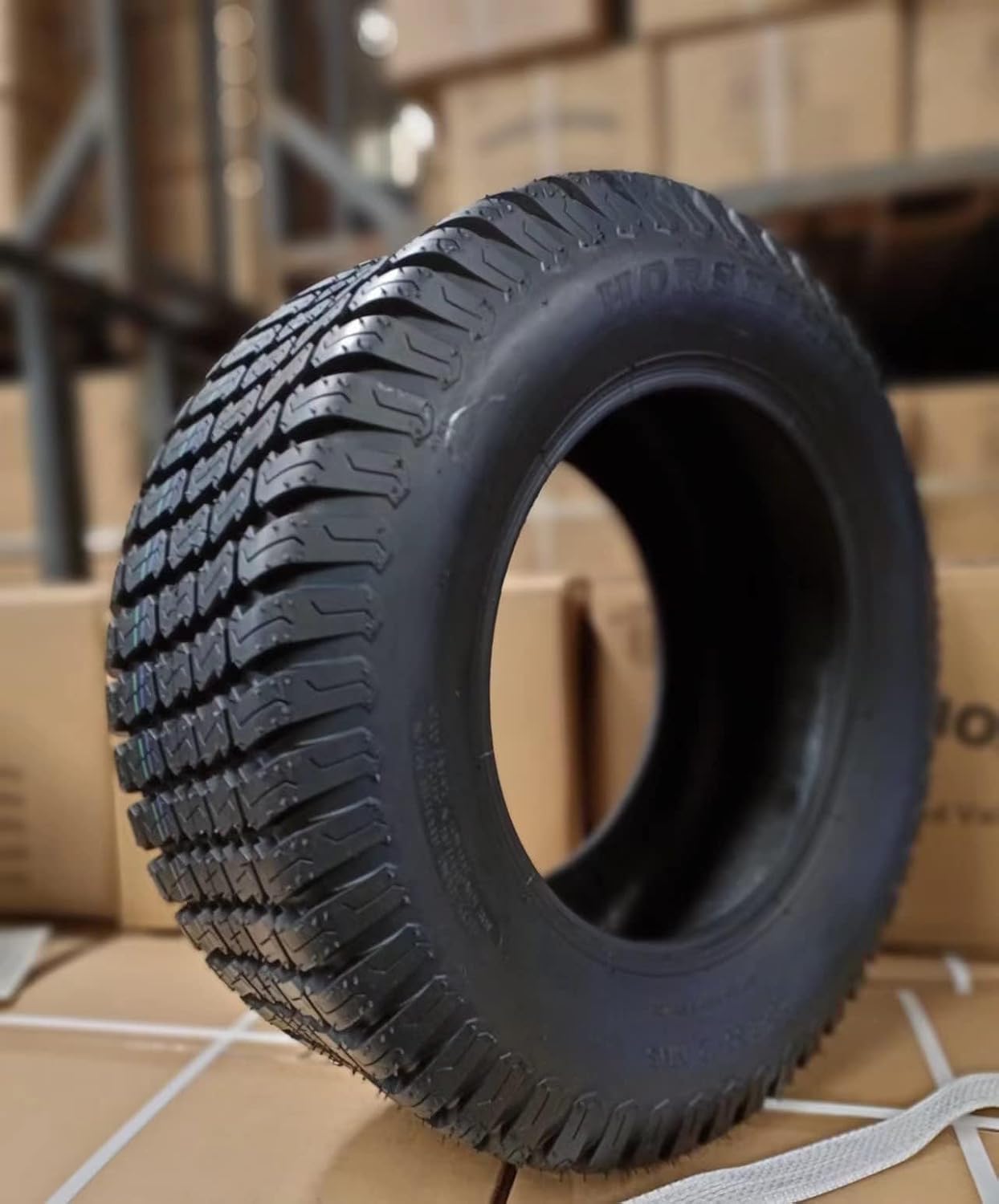 HORSESHOE 2 NEW 23x8.50-12 6Ply | Turf Trac Pattern | Garden Tractor Ridding Lawn Mower Tubeless Tires | 23x8.5-12 T198 2385012