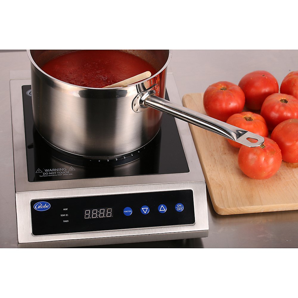 Globe GIR18 Heavy-Duty Electric Countertop Induction Range