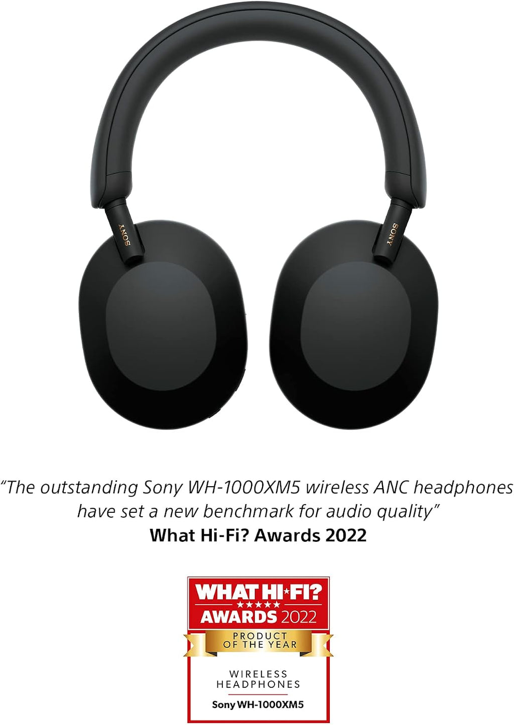 Sony Noise Canceling Wireless Headphones - 30hr Battery Life - Over-Ear Style - Optimized for Alexa and Google Assistant - Built-in mic for Calls - WH-1000XM5B.CE7 - Limited Edition - Charcoal Black