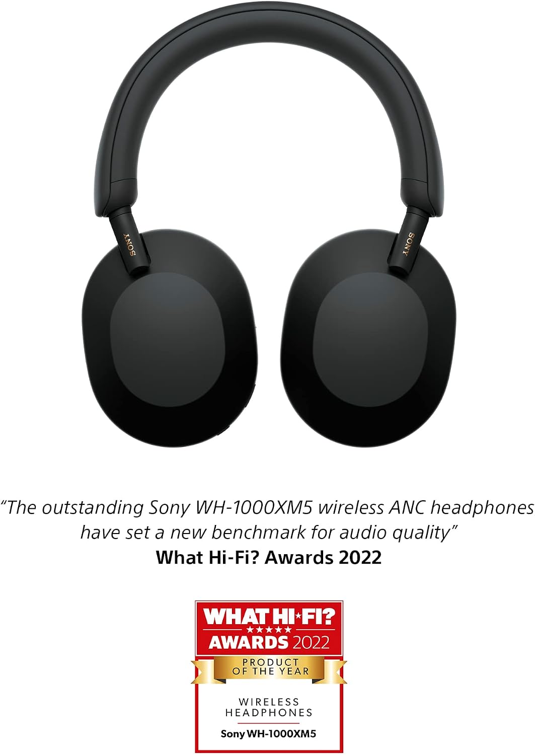 Sony Noise Canceling Wireless Headphones - 30hr Battery Life - Over-Ear Style - Optimized for Alexa and Google Assistant - Built-in mic for Calls - WH-1000XM5B.CE7 - Limited Edition - Charcoal Black