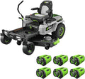 EGO Power+ Electric Riding Lawn Mower, 52' Deck with Zero Turn Radius, Includes (6) 56V 12.0Ah Batteries and Charger - ZT5207L
