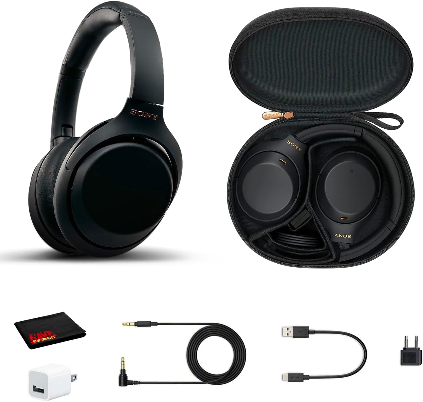 Sony - WH-1000XM4 Wireless Noise CANCELING Overhead Headphones with MIC for P