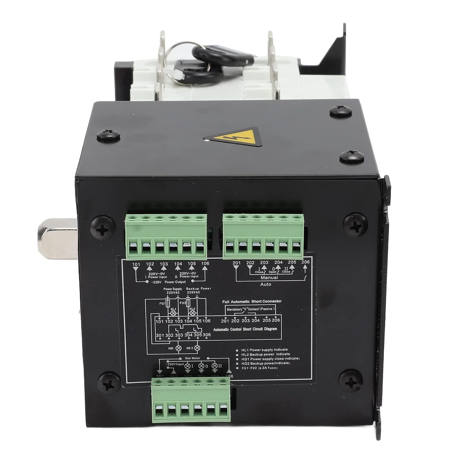 Automatic Transfer Switch Generator Transfer Switch Load Isolation Actuating Switch AC 400V (125A)