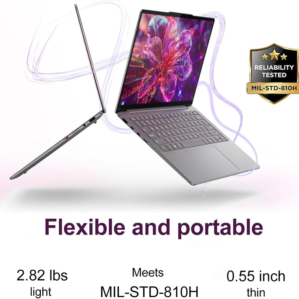 Lenovo Slim 7i Aura Edition AI Laptop (14' FHD+ OLED Touchscreen, Intel Core Ultra 7 258V, 32GB DDR5, 1TB SSD), Arc 140V GPU, Copilot+ PC, 17-Hr Battery Life, 5MP IR Webcam, Wi-Fi 7, Win 11 Home