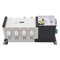 Dual Power Automatic Transfer Switch, 250A 4P Dual Power Generator Changeover Switch 110V Industrial Power Automatic Generator Transfer Switch for Factories, High-Rise Buildings, Shopping Malls
