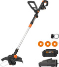 Worx 3 in 1 Cordless String Trimmer/Lawn Edger/Mini Mower, 12' Electric Weed Wacker with Command Feed, 20V Weed Eater with 5.5 LBS, 4.0 Ah Battery & Charger Included, WG170.3