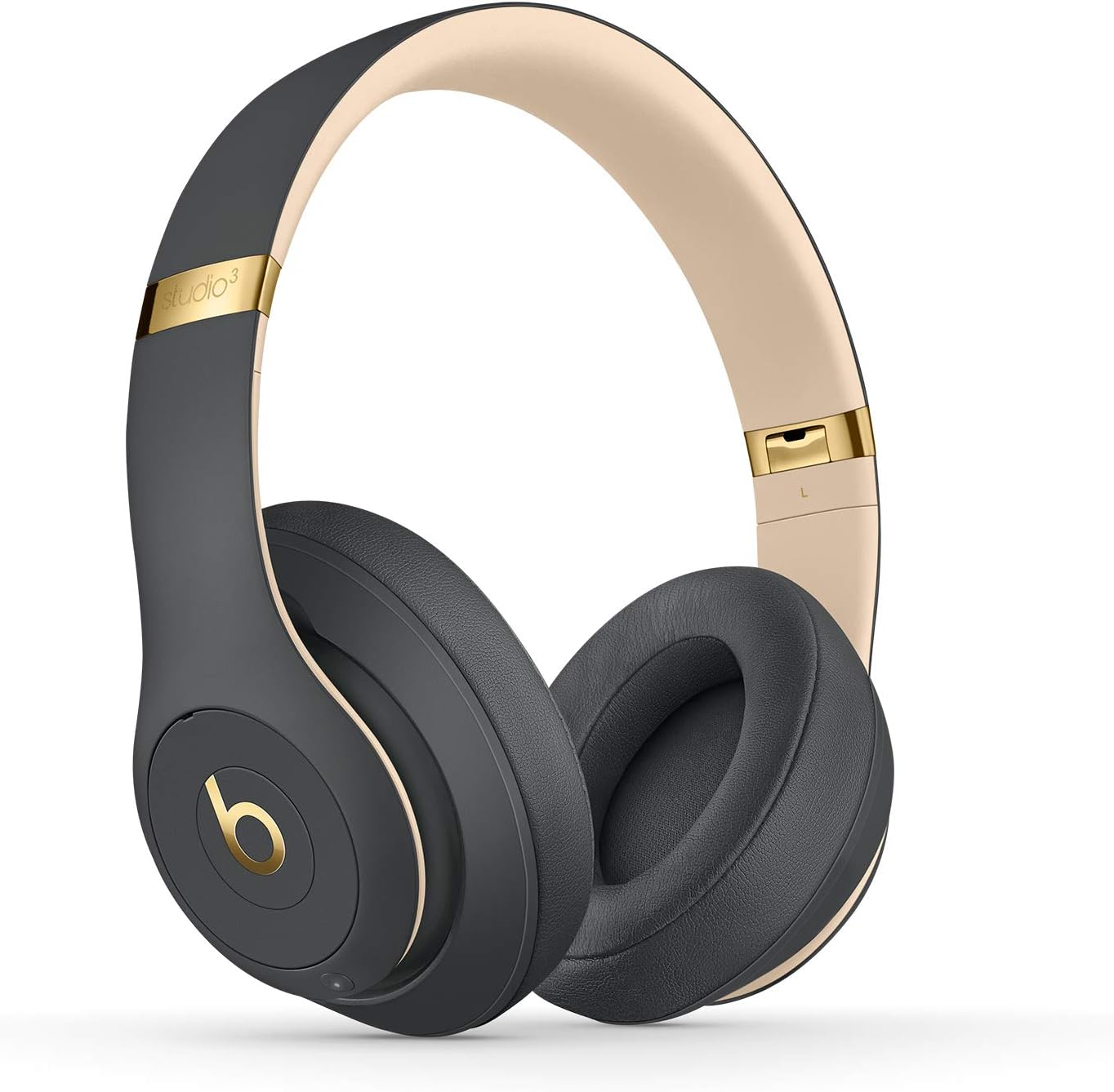 Beats Studio3 Wireless Headphones – The Beats Skyline Collection - Shadow Gray (Latest Model) (Renewed)