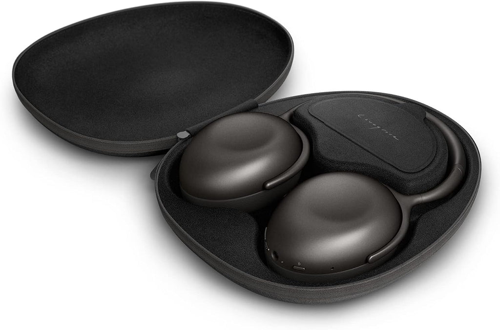 KEF Mu7 Noise Cancelling Wireless Headphones (Charcoal Grey), Adjustable