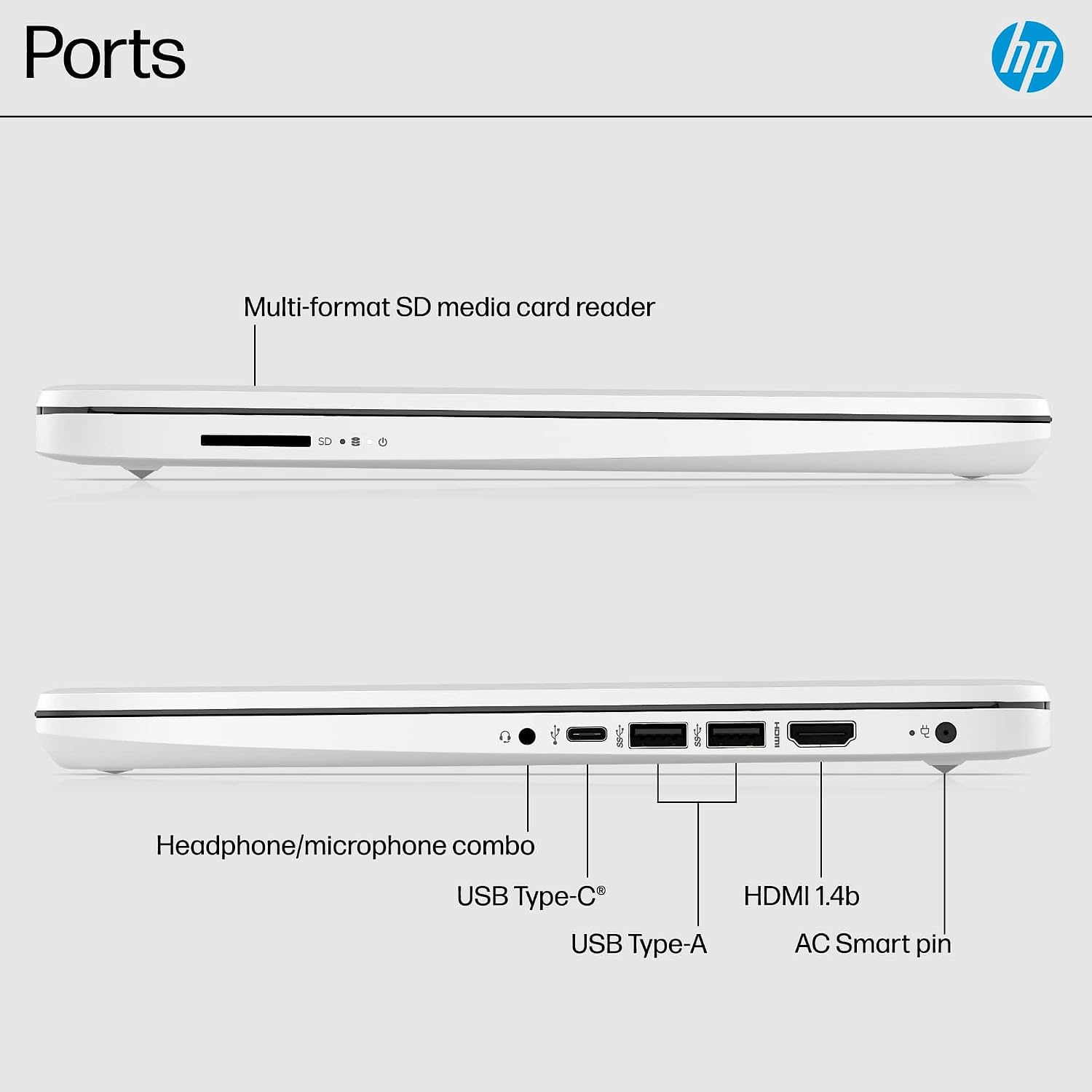 HP 14' Ultra-Light Laptop for Student & Home (1-Year Office 365, Intel Celeron N4500, 4GB RAM, 128GB Storage (64GB + 64GB SD)) 12-Hr Long Battery Life, Webcam, Wi-Fi 6, Fast Charge, Win 11 Home in S
