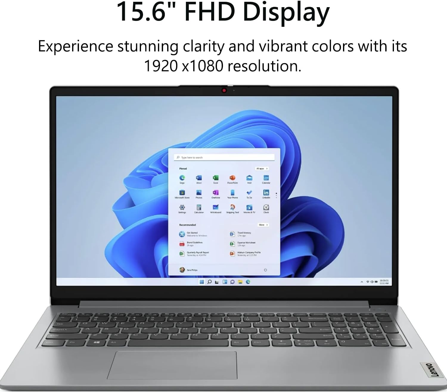 Lenovo IdeaPad Eco-Friendly Slim Laptop, 15.6' FHD Business and Student, Office 365 for The Web, Intel 10-Core i5-1335U(Beat Ryzen 7 7730U), 8GB RAM, 128GB SSD, Wi-Fi 6, Privacy Camera, Win11 Home