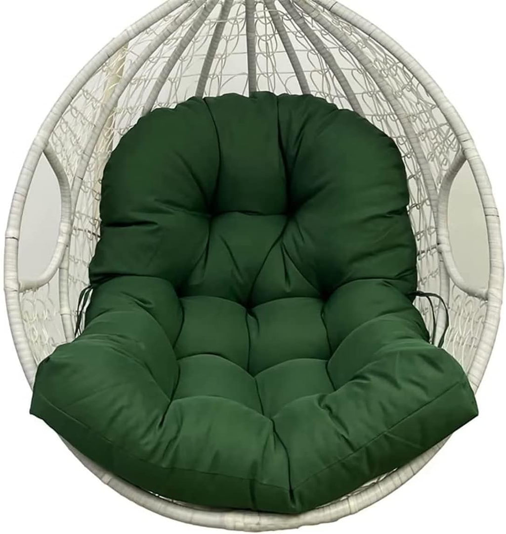 Generic Rocking Egg Chair Cushion, Rocking Chair Replacement Cushion, Waterproof Rocking Chair Cushion, Thickened Patio Hanging Egg Chair Pads, Green (Cushion Only)