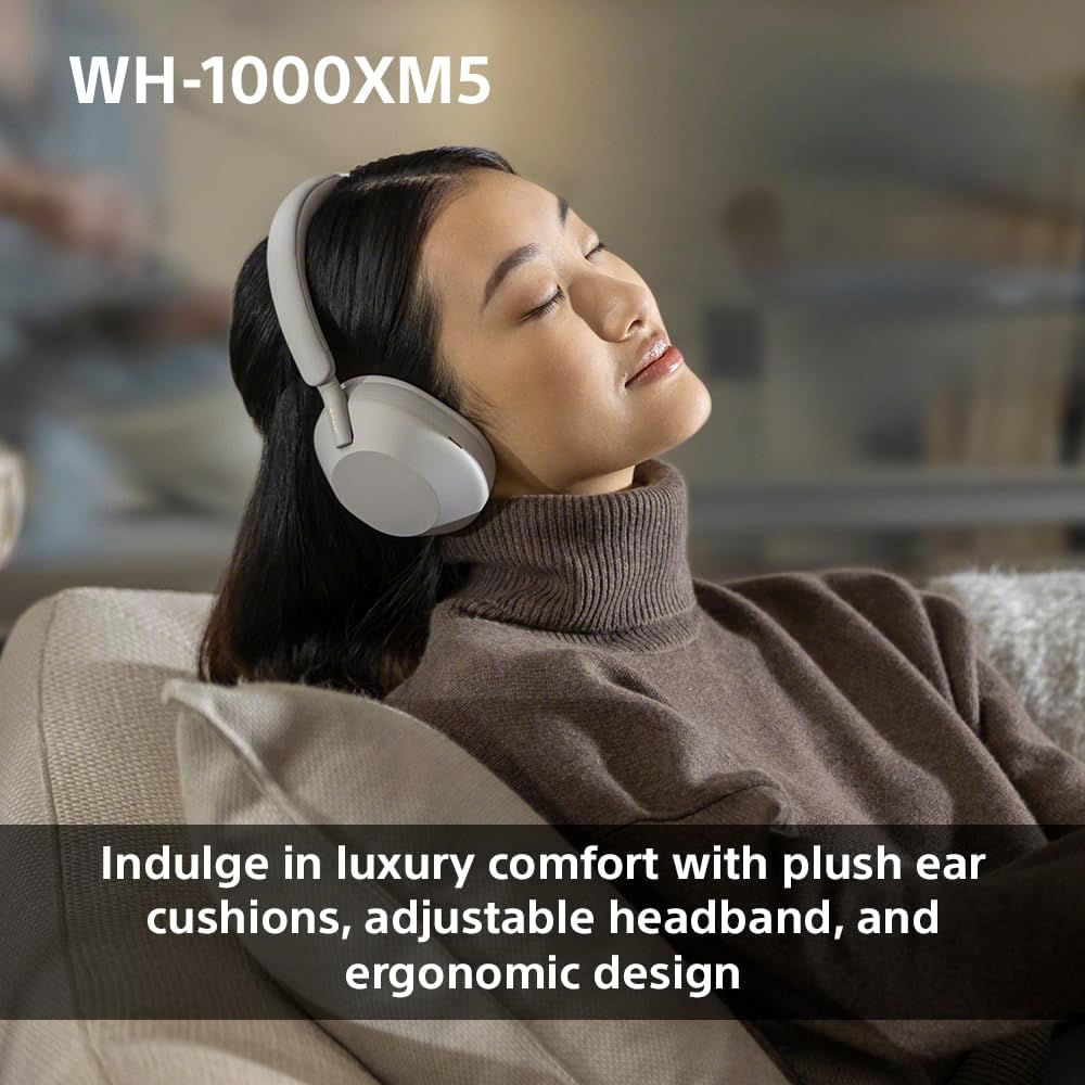 Sony Noise Canceling Wireless Headphones - 30hr Battery Life - Over-Ear Style - Optimized for Alexa and Google Assistant - Built-in mic for Calls - WH-1000XM5B.CE7 - Limited Edition - Charcoal Black
