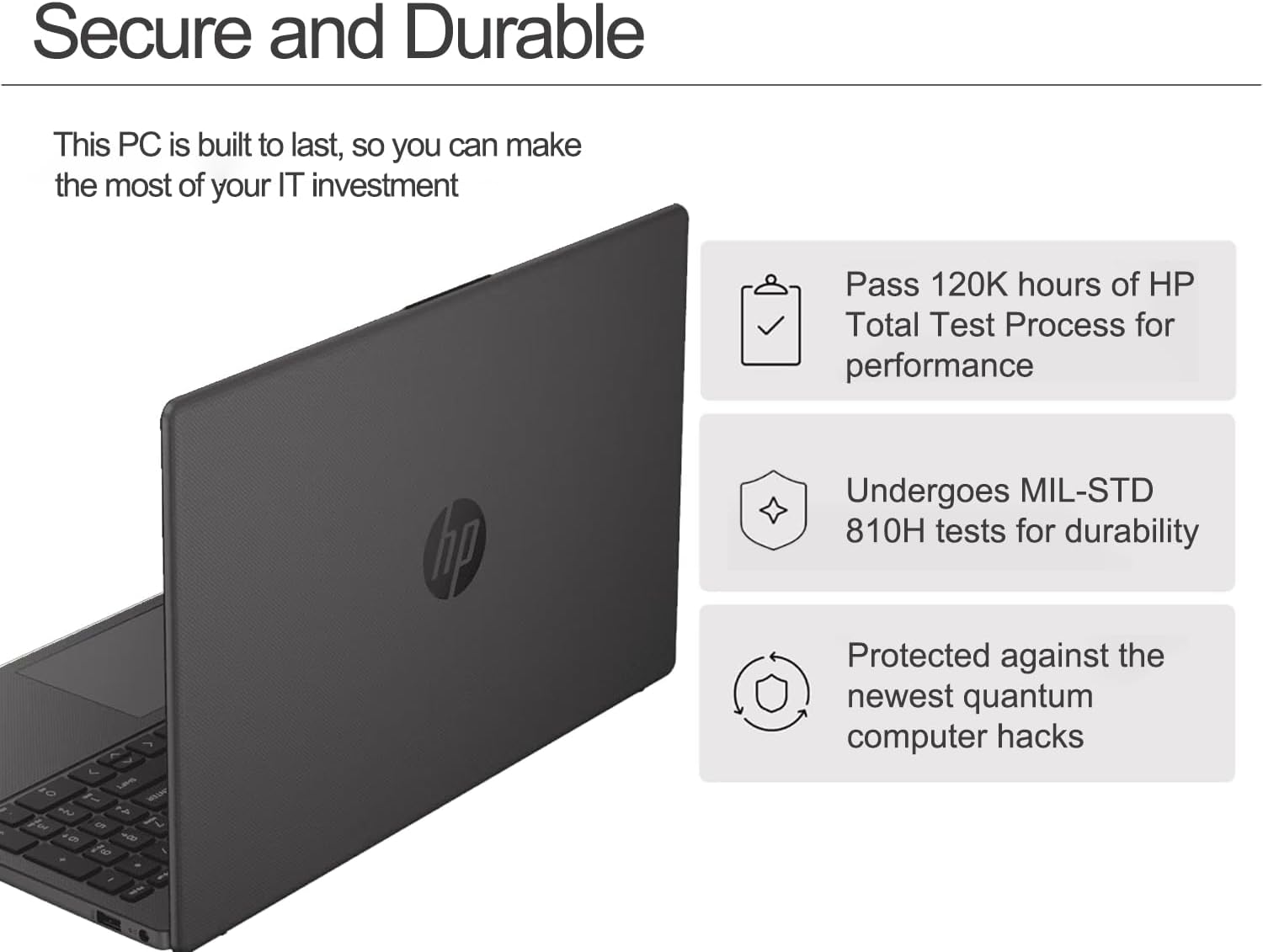 HP 255 G10 Business Laptop (15.6' FHD Anti-glare, AMD Ryzen 7 7730U (> Intel i7-1355U) 32GB RAM, 1TB SSD) for Home, Student, Military Grade, Webcam w/Shutter, Numeric Keypad, Wi-Fi 6, Win 11 Pro