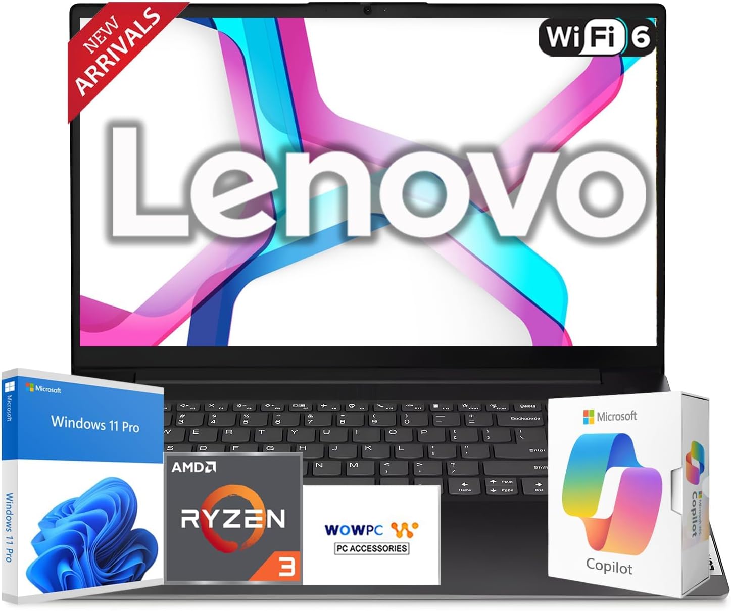 Lenovo 2026 New Generation Business and Student Laptop, Ryzen 3 7000-Series(Outperforms Intel i5-1235U), 16GB DDR5, 1TB PCIE, 15.6' FHD Display, Ultra Quiet Design, Long Battery Life, Windows 11 Pro