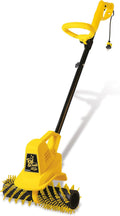 Artificial Turf Sweeper Broom by Roll & Comb, Corded Electric Power Rake for Artificial Grass, Fake Grass Cleaner for Dogs, Model 141e, 10.6lb.