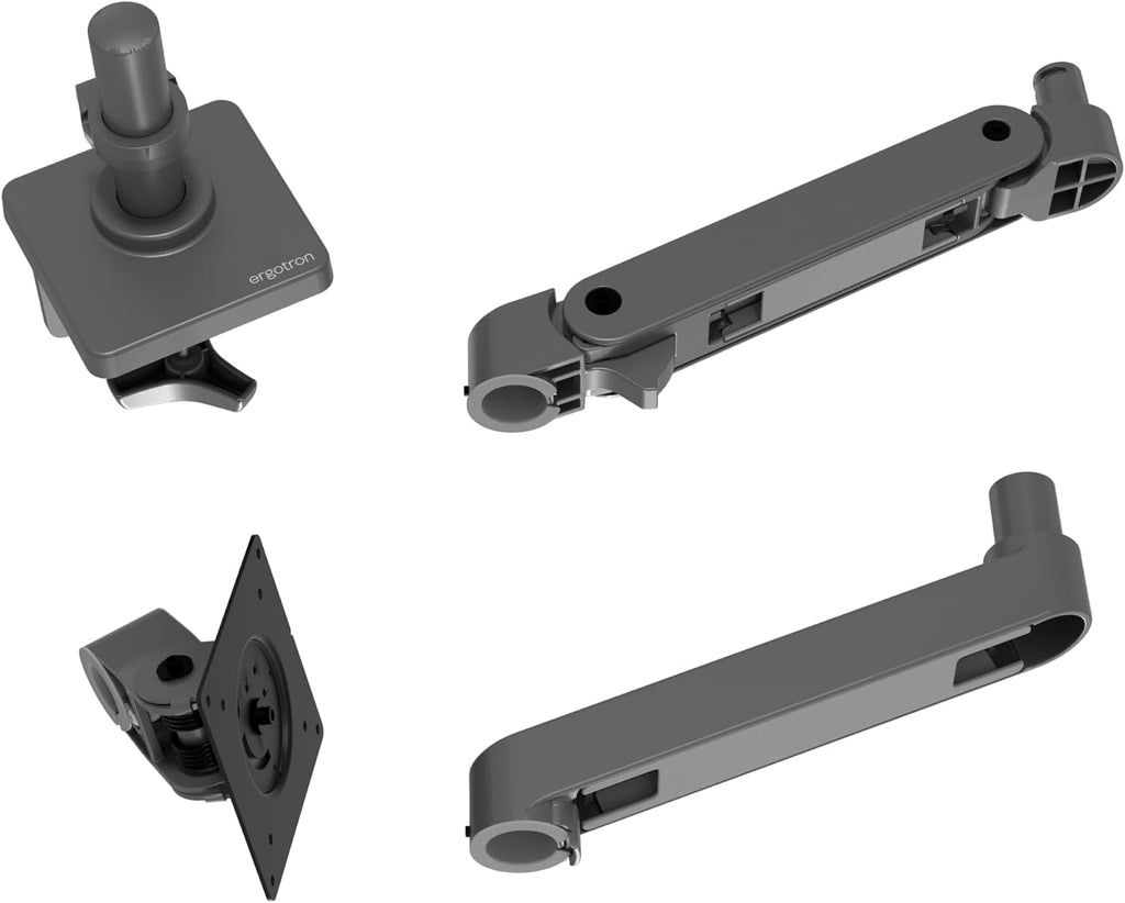 Ergotron – Upgraded LX Pro Premium Monitor Arm, Single Monitor Desk Mount – fits Flat Curved Ultrawide Computer Monitors up to 34 Inches, 4 to 22 lbs, VESA 75x75mm or 100x100mm – Dark Grey