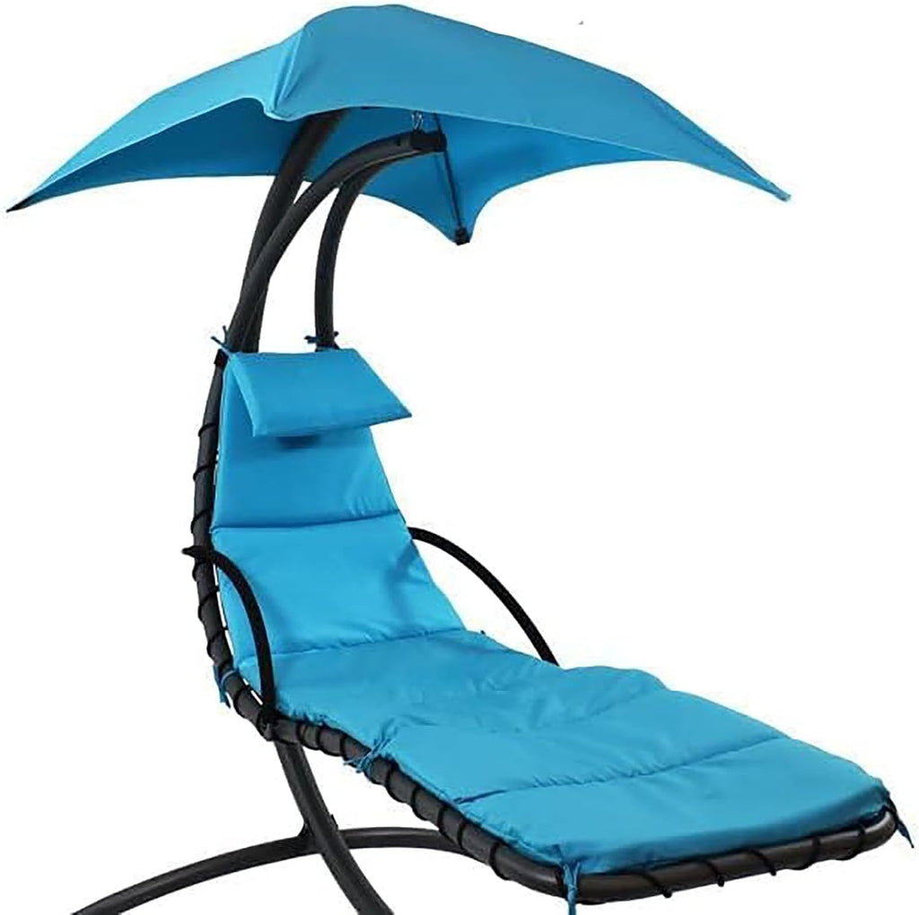 GARCAN Hanging Chair Cushion, Swing Chair Replacement Cushion, Replacement Cushion Pad and Umbrella for Hanging Lounge Chair Outdoor Chaise Hanging Hammock Chair Pillow Pad, Waterproof Soft Fabric,E