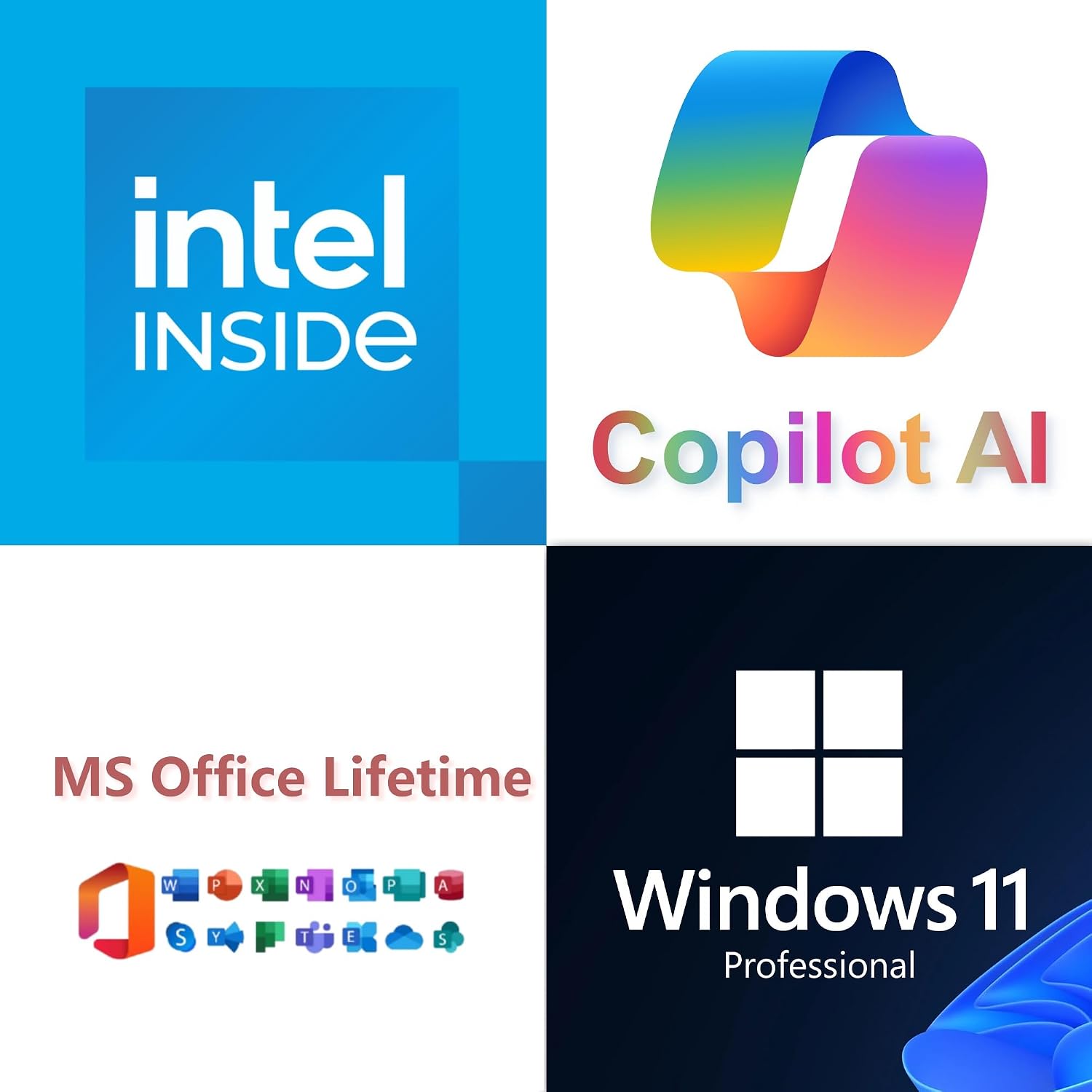 HP 17.3' Laptop Computer, Intel 13th 8-Cores i3-N305 Processor, 32GB RAM, 1TB PCI-E SSD, Windows 11 Pro, Free Lifetime MS Office • Copilot AI, 10-Key Number Pad, External DVD Drive, Natural Silver