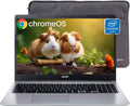 acer Chromebook 315 Laptop, 15.6' HD Display, Intel Celeron N4020(Up to 2.8GHz), 4GB RAM, 64GB eMMC, Intel UHD Graphics, 12.5H Long Battery, WiFi, Bluetooth, Chrome OS