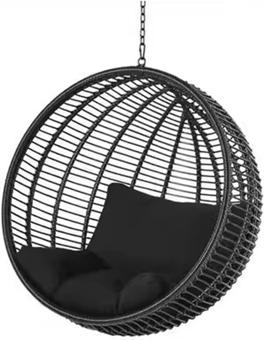 Home Rattan Chairs- Outdoor Balcony Hanging Basket Hanging Chair Swing Outdoor Rocking Chair Household Indoor Cradle Patio Lounge Chair