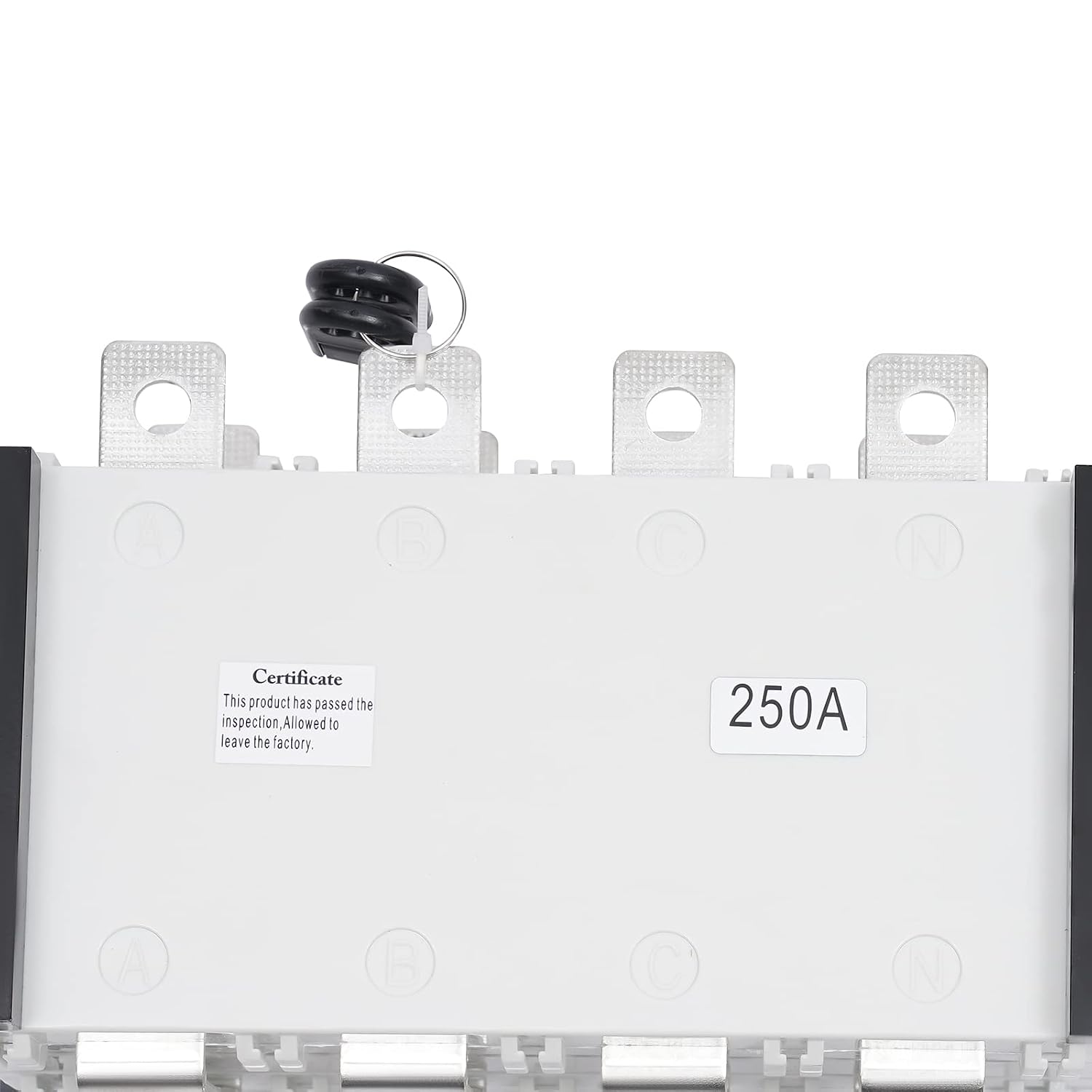 Industrial Dual Automatic Transfer Switch 250A 4 Poles 110V Grid to AC Generator, Power Automatic Generator Transfer Switch Dual Power Generator Changeover Switch