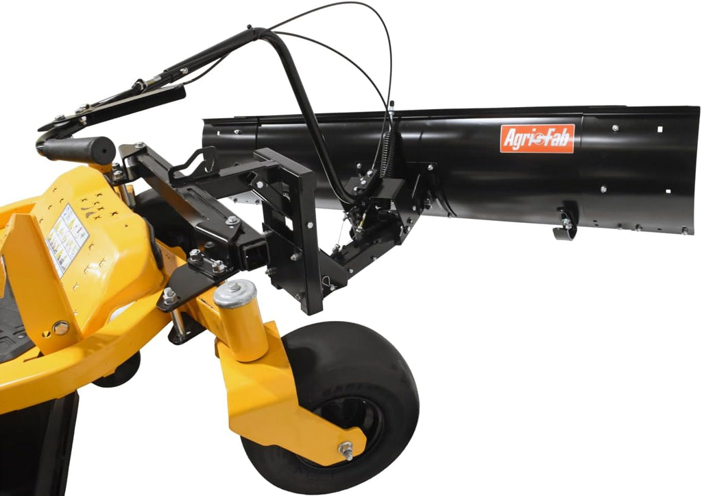 Agri-Fab 45-0613, 60-in Snow Blade for Zero Turn Lawn Mower; Swivels Left, Center and Right; Lifts Easy from seat of Tractor; Made with 14 Gauge Steel; 3 Year Limited Warranty