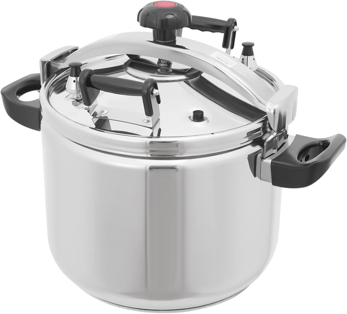 42.3QT Stainless Steel Pressure Cooker, 60Kpa High-Pressure Cooking Pot, Large Steamer Cooking Pressure Canner with Safety Valves for Family or Commercial Use on Gas Stovetop & Induction Cooktop