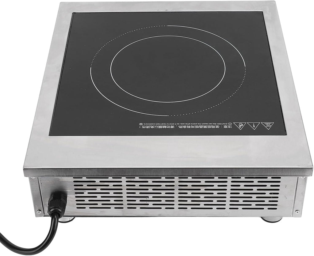 Portable Induction Cooktop,3500W Countertop Burner Induction Hot Plate Induction Cooker Electric Cooking Cooktop with Angle Control Panel for Kitchen Cooking (01)