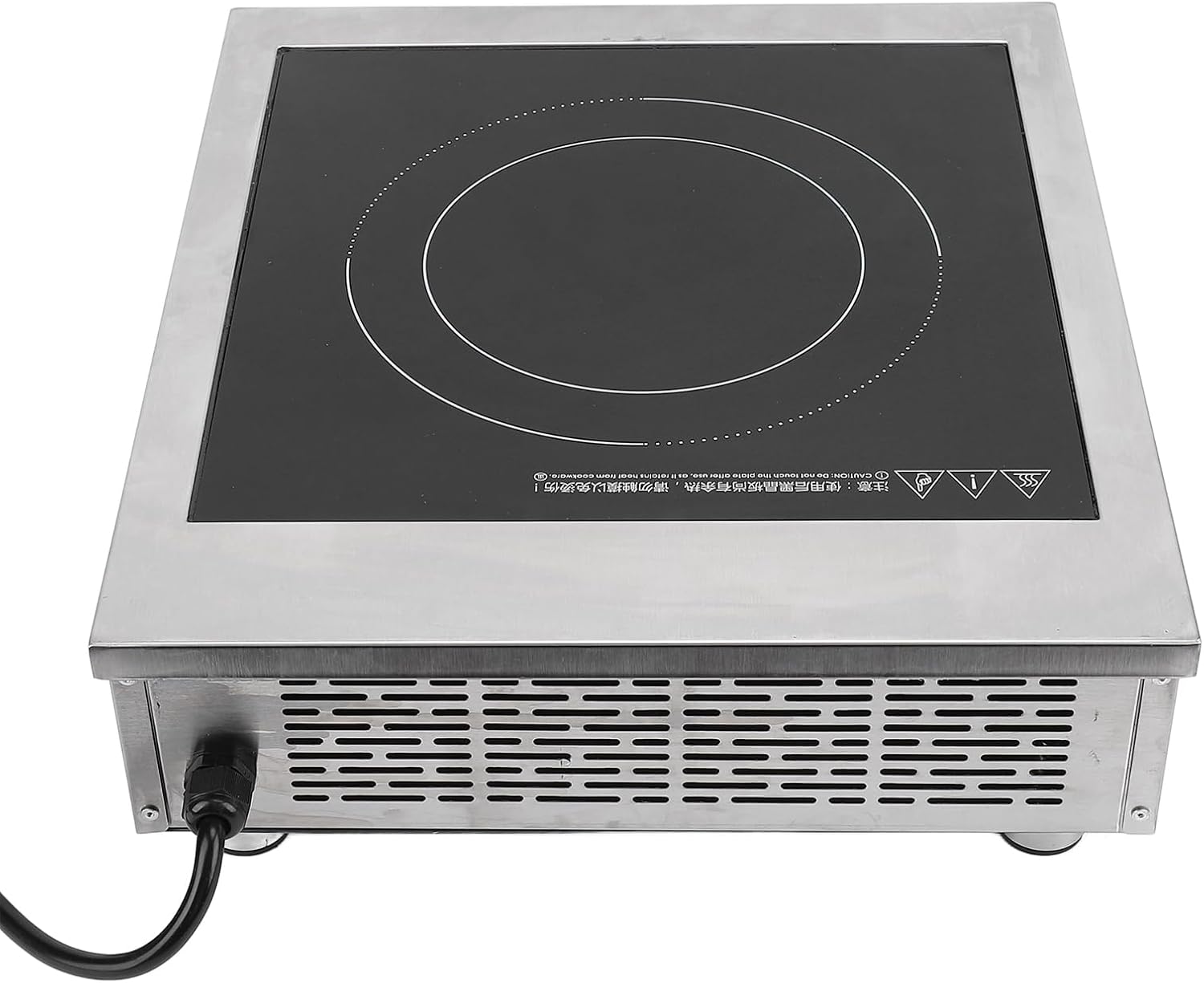 Portable Induction Cooktop,3500W Countertop Burner Induction Hot Plate Induction Cooker Electric Cooking Cooktop with Angle Control Panel for Kitchen Cooking (01)