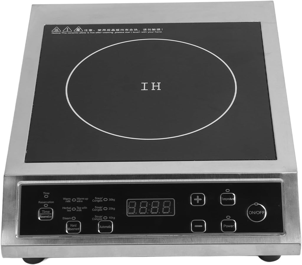 3500W Portable Induction Cooktop Easy to Clean Multifunctional Countertop Burner Induction Hot Plate with Sensor Touch Panel for Cooking, Portable Induction Cooktop, Countertop