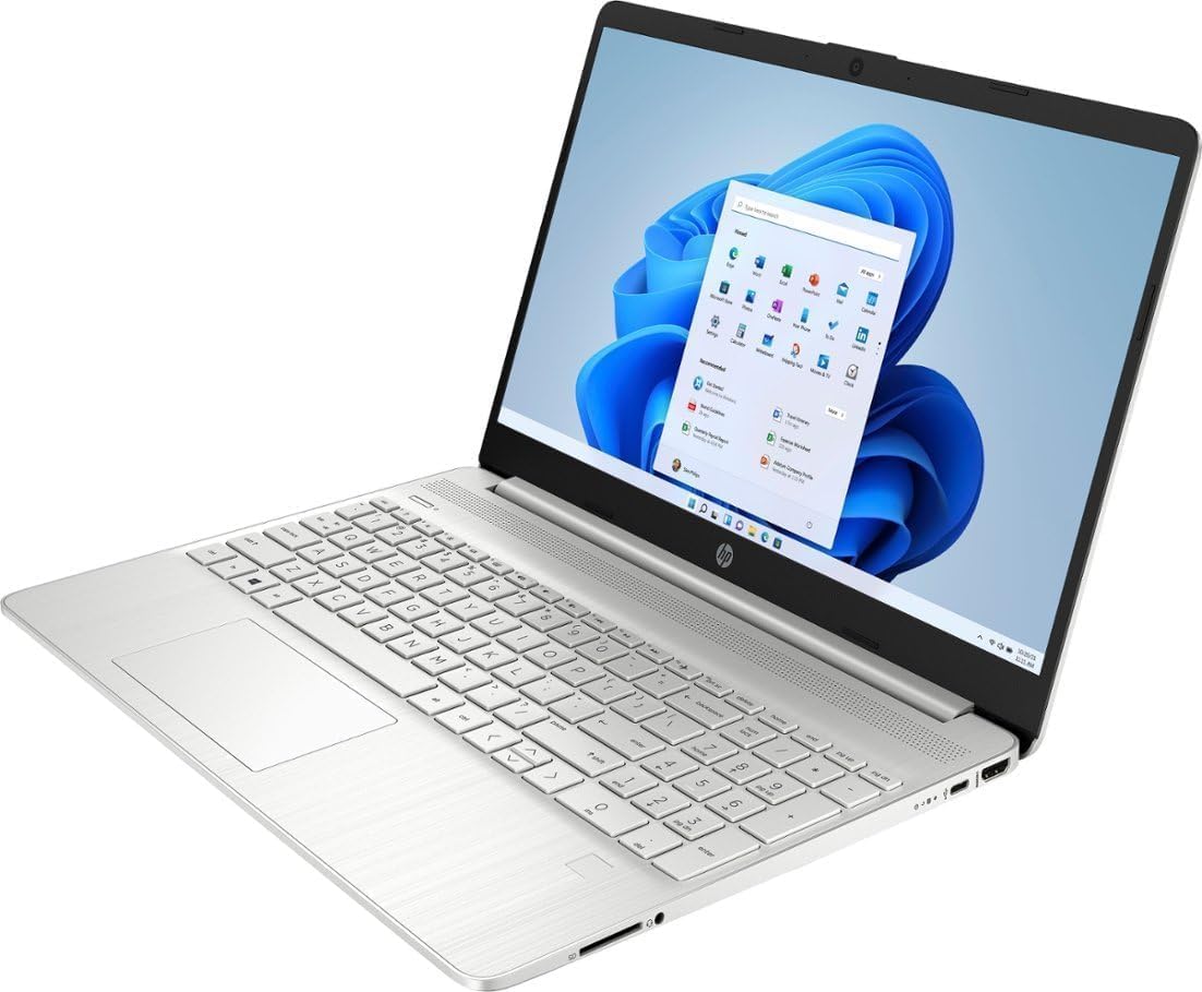 HP 2023 Laptop, 15.6' Touchscreen Display, Intel Core i3-1115G4 Processor(Beat i5-1035G4), 8GB RAM, 256GB SSD, WiFi, Bluetooth, Numeric Keypad, Windows 11 Home in S Mode, Silver
